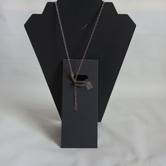 Etcetera ect! Silver Tone Dreamcatcher Feather Charms Pendant Statement Necklace - Picture 2 of 12